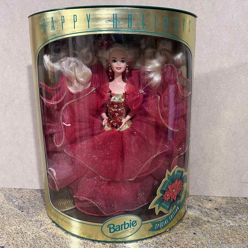 Mattel 1993 Barbie Special Edition “Happy Holidays” Barbie Doll